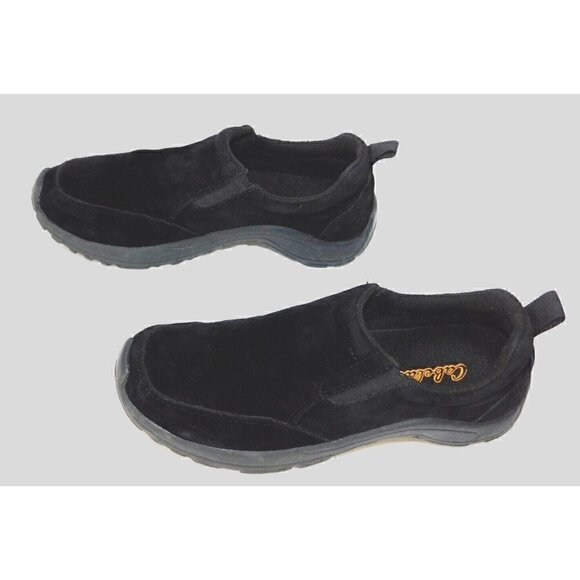 CABELAS black textile loafers, shoes woman's size 9.5 M - Picture 5 of 8